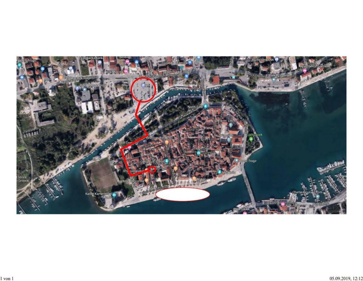 Apartment Ana Trogir Eksteriør bilde